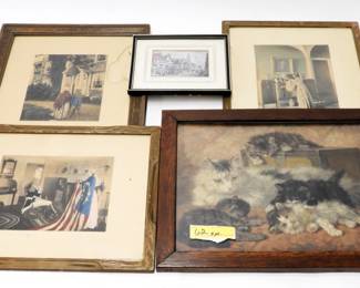 62 5pc. print & David Davidson photo lot