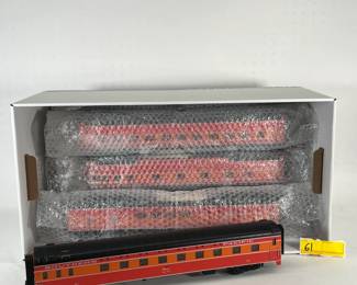 61 8 MTH Streamliner Sleeper Dome Pass Car Train Set