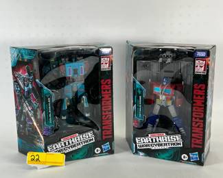 22 2PC Transformers Doubledealer Optimus Prime MISB