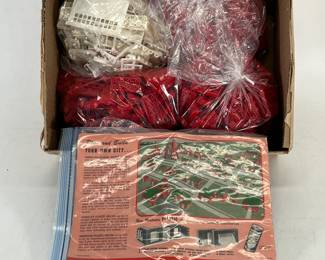 35 Early Elgo Plastics Chicago Lego Style Bricks