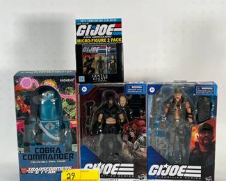 29 4PC Hasbro GI Joe Toy Group incl. Exclusives