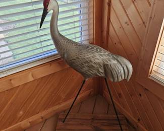 Sandhill Crane Sculpture