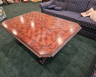 Maitland-Smith inlaid coffee table