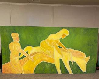 Original art, 4' x 8'