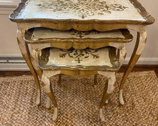 Florentine nesting tables