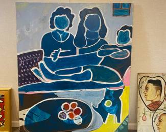 Original art, 4' x 5'