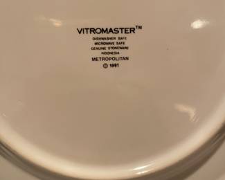 China set, Vitromaster "Metropolitan"