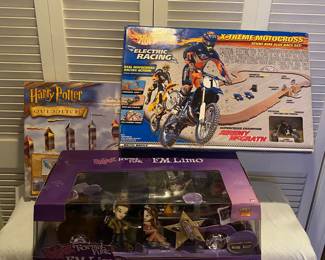 Older toys, new in boxes