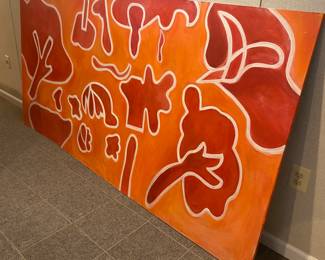 Original art, 4' x 8'