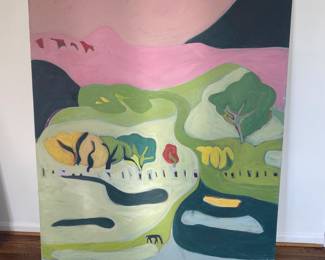 Original art, 4' x 5'