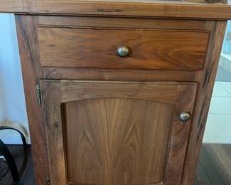 Custom built solid walnut