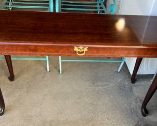 Wonderful console table with faux drawer.  Yours for just $15!