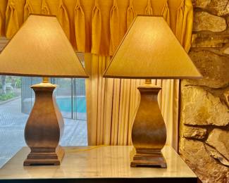 Pair of very stately lamps in excellent condition.  Grab them both for $50!