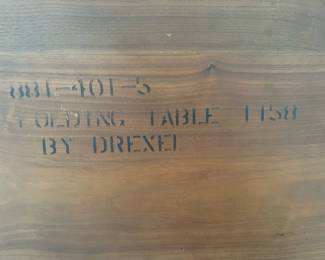 Drexel XBase Tray Table Underside