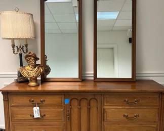 Dresser and Pair of Mirrors