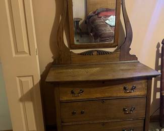 Antique dresser with Mirror