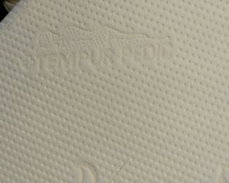 Tempur-pedic mattress & box spring 