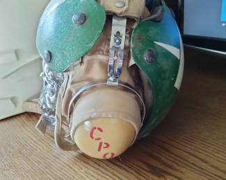 Vintage USN Flight Deck Crewman's Helmet