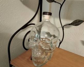 Skull bottle