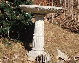 Concrete Bird Bath