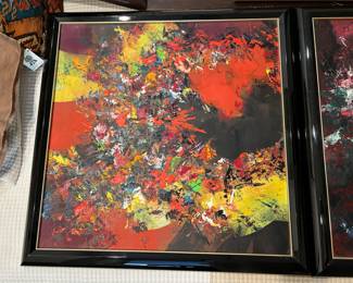 Harry Mintz signed original oil