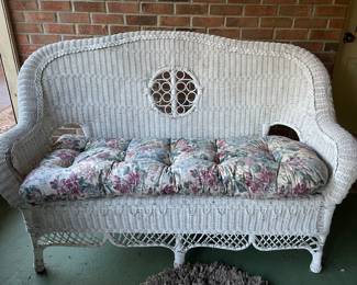 Wicker sofa