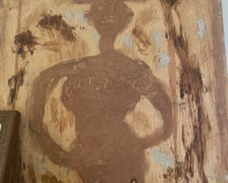 Folk Art Mud Painting by Jimmie Suddath