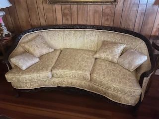 Mid Century French Louis XV Provincial style sofa