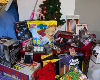 Christmas Tree and Holiday Gift Options under Tree