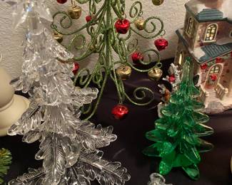 Glass Christmas Trees