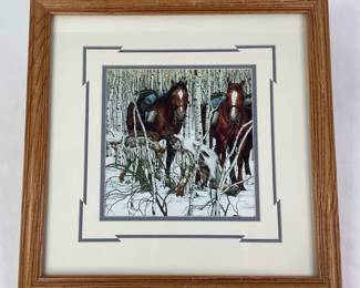 "Two Indian Horses" by Bev Doolittle