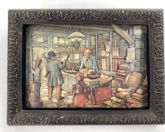 "Book Seller" by Anton Pieck