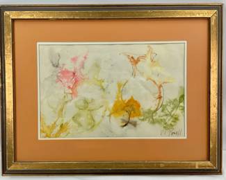 Abstract Watercolor by D.L. Powell