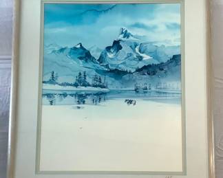 "Mountain Reflections" Print by Michael Atkinson