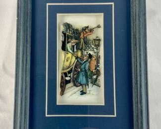 Stagecoach Paper Diorama