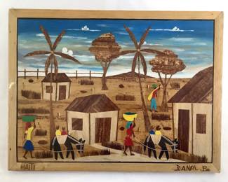 Haiti Wood Art by Daniel B.