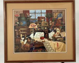 "Maggie the Messmaker" Limited Edition Print by Charles Wysocki