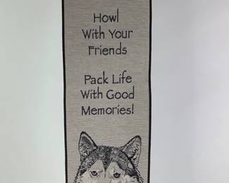 "Advice from a Wolf" Tapestry