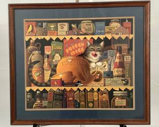 "Ethel The Gourmet" Lithograph by Charles Wysocki