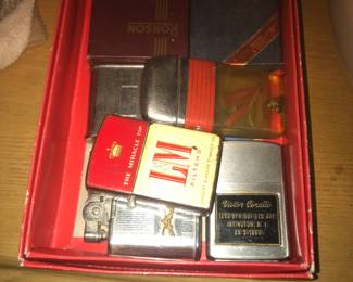 Vintage cigarette lighters