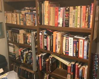 Large selection of books and DVDs