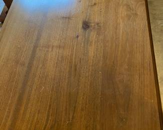 Stunning Drop Leaf Table for Dinning or Accent Table.  Is 6' Long x 22' Wide- Leaves are 11" each.  Available for Pre-Sale!