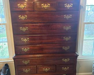 Tallboy Chest  46" Tall x 40" wide x 18" Deep.  Available for Pre-Sell