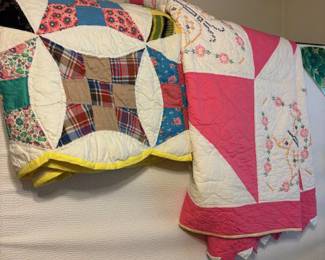 Queen sized mattress and box springs.