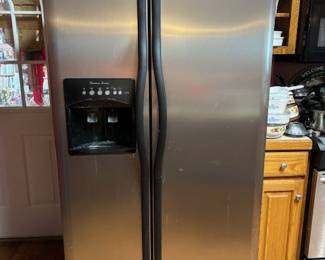 Nice, large refrigerator.