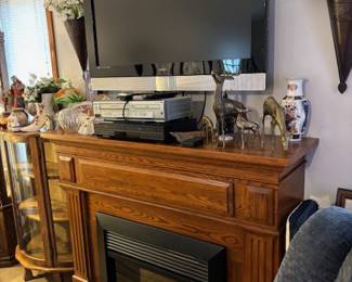 Beautiful fireplace!  This would really set off your family room!