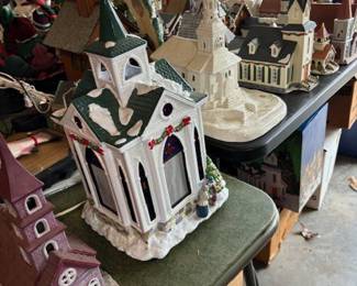 Church collection.  The white one in front has silhouettes inside that move.