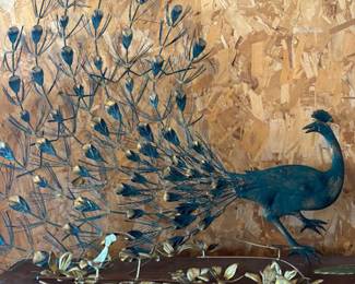 Gorgeous pair of peacocks!