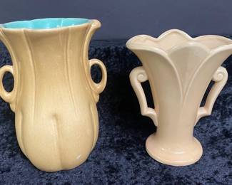 Red Wing Vase And Flower Vase