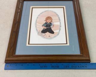 Framed P Buckley Moss Print